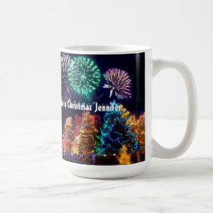 Personalised Spectacular Christmas Trees Coffee Mug