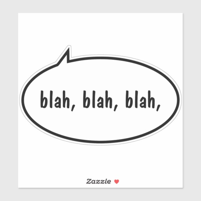 Personalised Speech Bubble (Sheet)