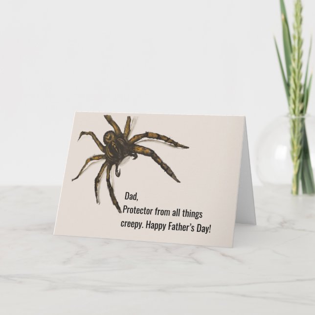 Personalised Spider Card (Front)