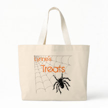 Personalised Spider Halloween Treat Bag