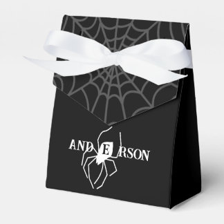 Personalised Spider Web  Favour Box