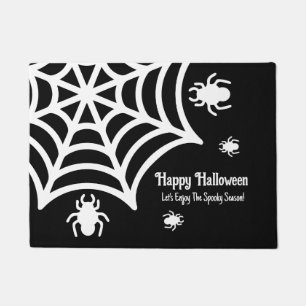 Personalised Spiderweb Halloween Doormat