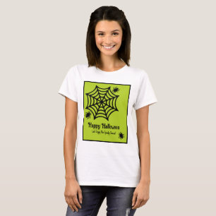 Personalised Spiderweb Halloween T-Shirt