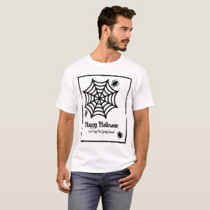 Personalised Spiderweb Halloween T-Shirt