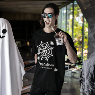 Personalised Spiderweb Halloween T-Shirt