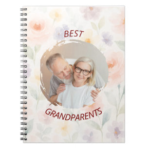 Personalised Spiral Notebook Best Grandparents