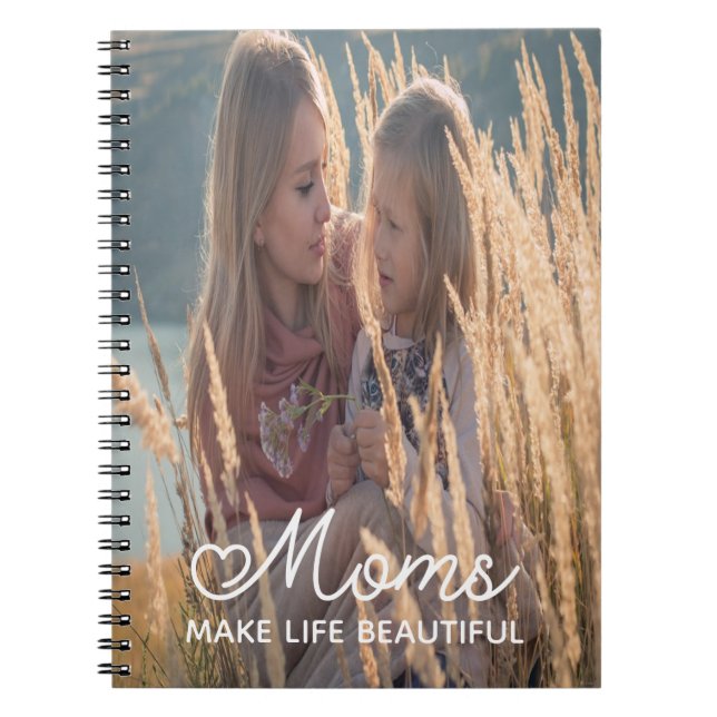 Personalised Spiral Notebook For Mum (Front)