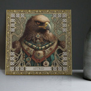 Personalised Spirit Eagle Tribal Altarpiece Tile