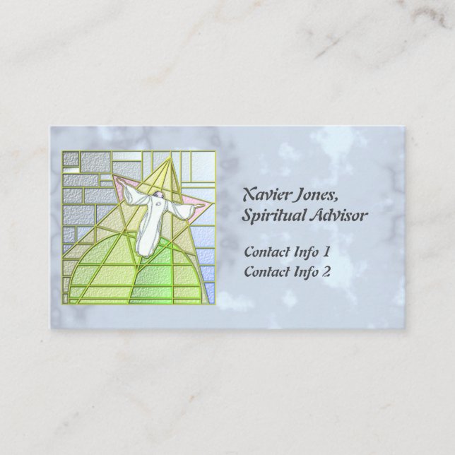 Personalised spiritual advisor business cards (Front)