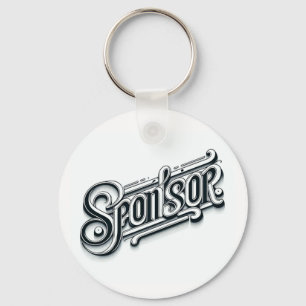 Personalised Sponsor gift keepsake keychain AA NA