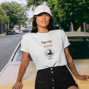 Personalised Spooky Auntie – Halloween Shirt