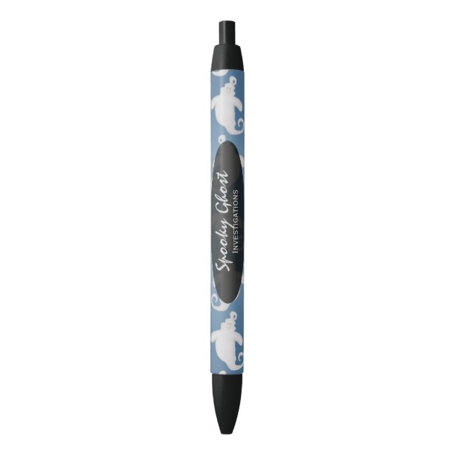 Personalised: Spooky Ghost Ink Pen (Front Vertical)