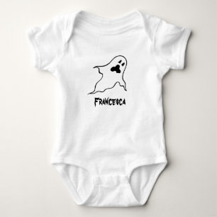 Personalised Spooky Halloween Ghosts Baby Bodysuit