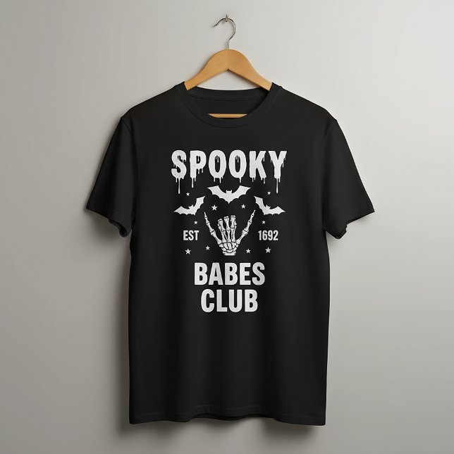 Personalised Spooky Halloween Group College Party T-Shirt (Creator Uploaded)