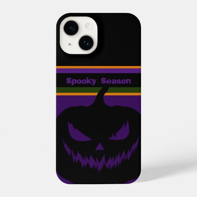 Personalised spooky Halloween phone case (Back)