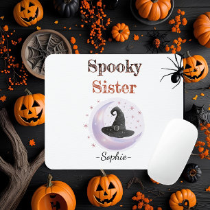 Personalised Spooky Sister Mousepad