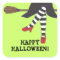 Personalised Spooky Witch Halloween Sticker