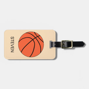Personalised Sport Basketball ball  Luggage Tag