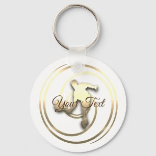 Personalised Sport Tennis Fan Key Ring