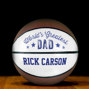Personalised Sports Ball World's Greatest Dad Basketball
