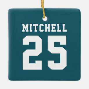 Personalised Sports Ceramic Ornament