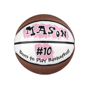 Personalised Sports Kid Design Mini Basketball