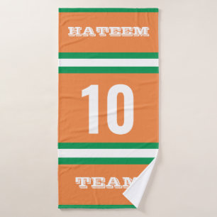 Personalised Sports/ Soccer/ Baseball/ Football  Bath Towel