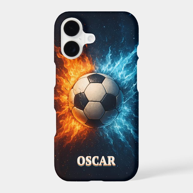 Personalised Sports/Soccer iPhone 17 Cases (Back)