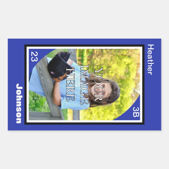 Personalised Sports Sticker (Front)