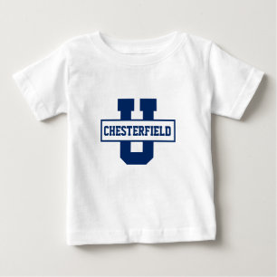 Personalised sports team monogram template baby T-Shirt