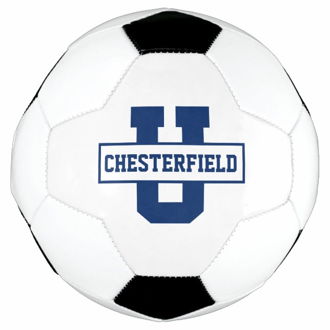 Personalised sports team monogram template football (Front)