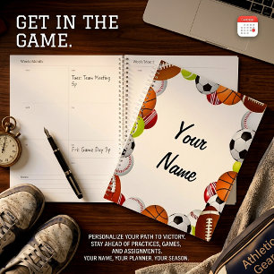 Personalised Sports theme Planner