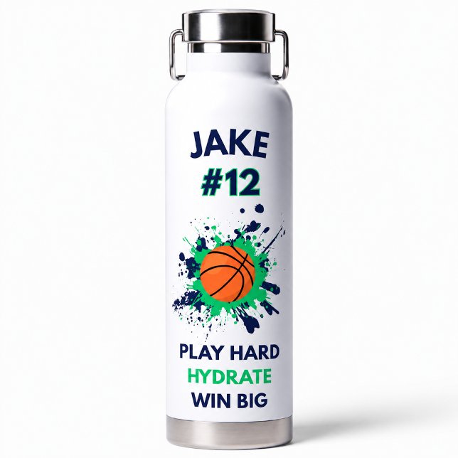 🏆 Personalised Sports Water Bottle | Custom Name (Creator Uploaded)