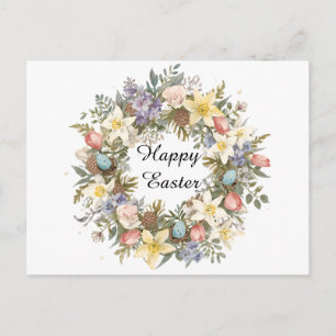 Personalised Spring Floral Keepsake Holiday Postcard