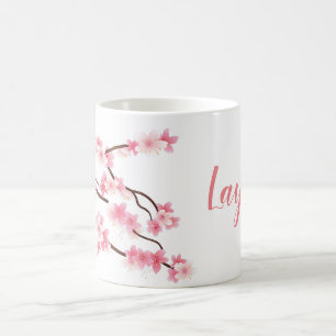 personalised spring flower mug