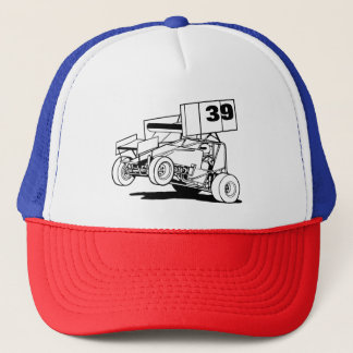 Personalised Sprint Car Hat, Customise it  Trucker Hat