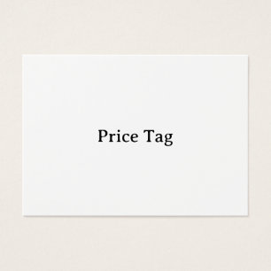 Personalised Square 2.5" x 2.5" Price Tag