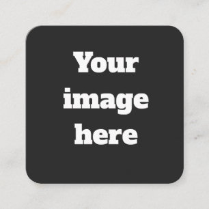 Personalised  square business card