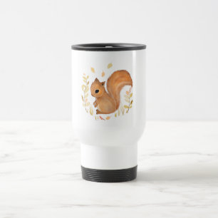 Personalised Squirrel Travel Mug