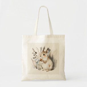 Personalised Squirrel Treasure Tote Bag