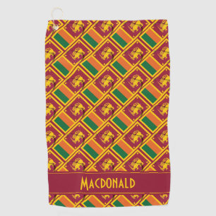 Personalised SRI LANKA Golf Towel
