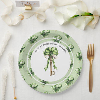 Personalised St. Patrick’s Day Bridal Shower Paper Plate