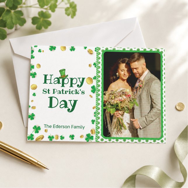 Personalised St. Patrick’s Day Photo Card   (Creator Uploaded)