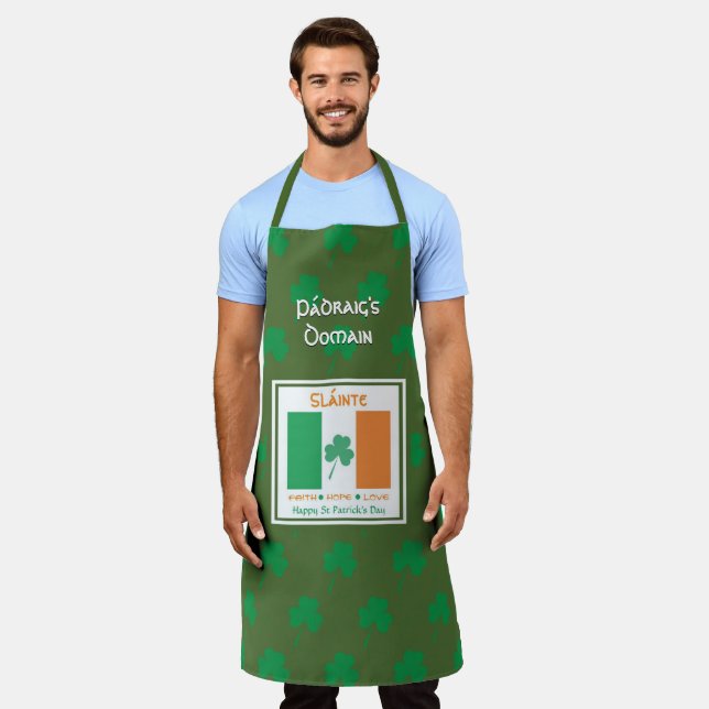 Personalised  | ST PATRICK'S DAY Apron (Worn)