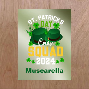 Personalised St. Patrick's Day Cruise Squad Door Magnet
