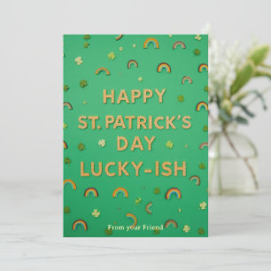 Personalised St Patrick's Day Holiday Card