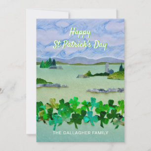 Personalised St Patrick's Day  Holiday Card