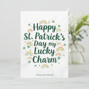 Personalised St Patrick's Day Holiday Card