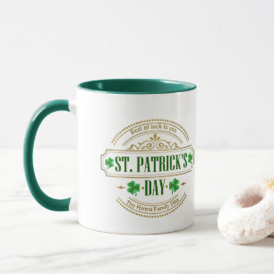 Personalised St. Patrick's Day I Luck of the Irish Mug