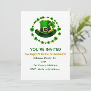 Personalised St. Patrick's Day Invite Card
